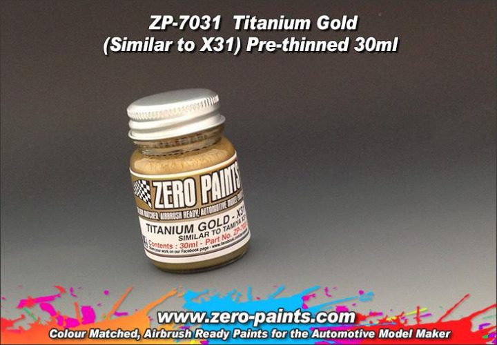 Boxart Titanium Gold - Similar to Tamiya X31  Zero Paints