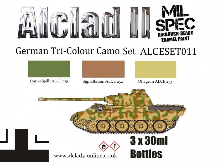 Boxart German Tri-Colour Camouflage (Post 1943)  Alclad II
