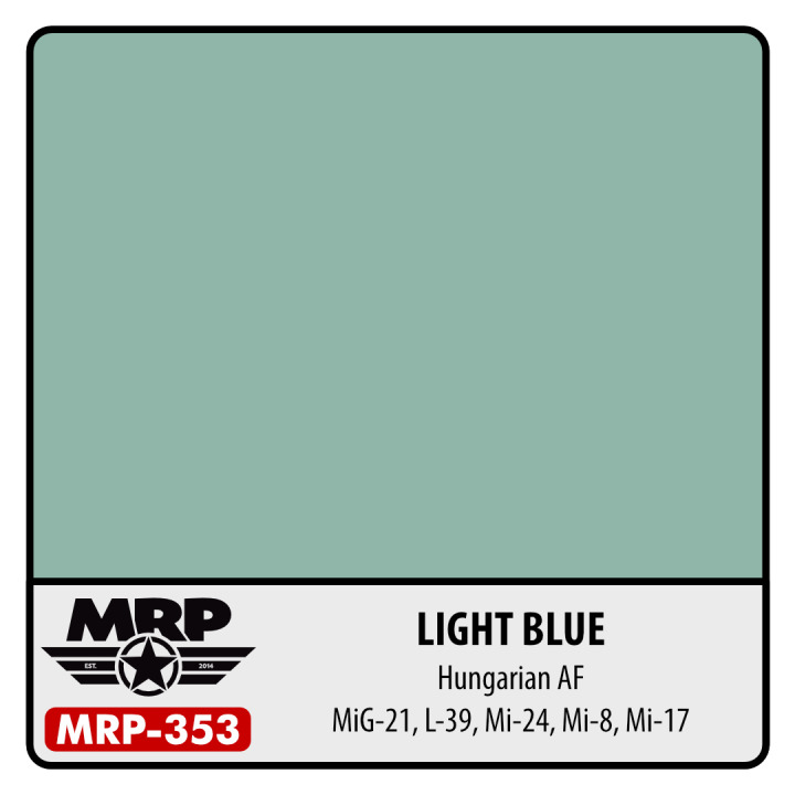 Boxart Light Blue (Hungarian AF) (Mig-21, L-39, Mi-24, Mi-8, Mi-17)  MR.Paint