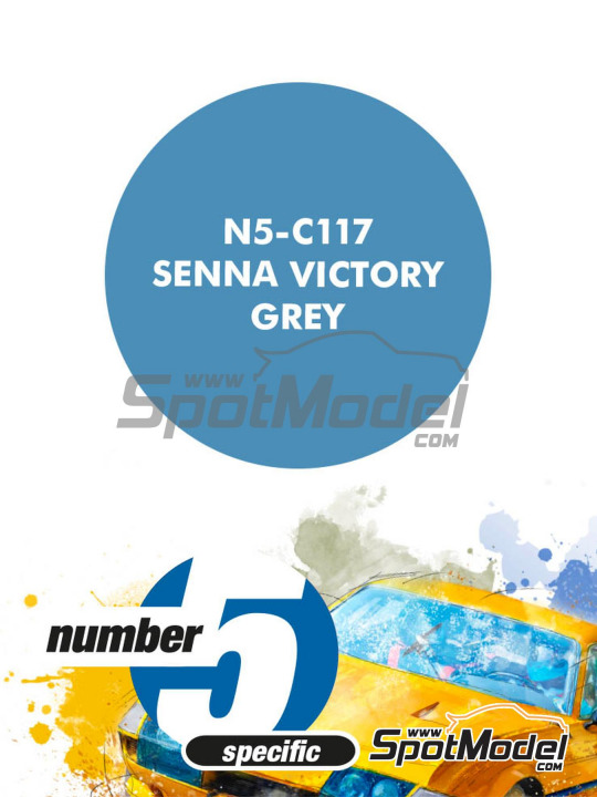 Boxart Senna Victory Grey  Number Five