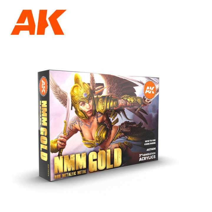 Boxart NMM (Non Metallic Metal) Gold AK 11606 AK 3rd Generation - General