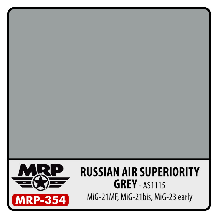 Boxart Russian Air Superiority Grey - AS1115 (Mig-21MF,bis,Mig-23  MR.Paint