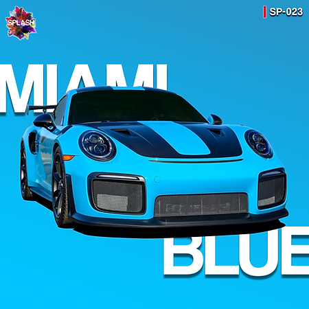 Boxart Porsche Miami Blue  Splash Paints