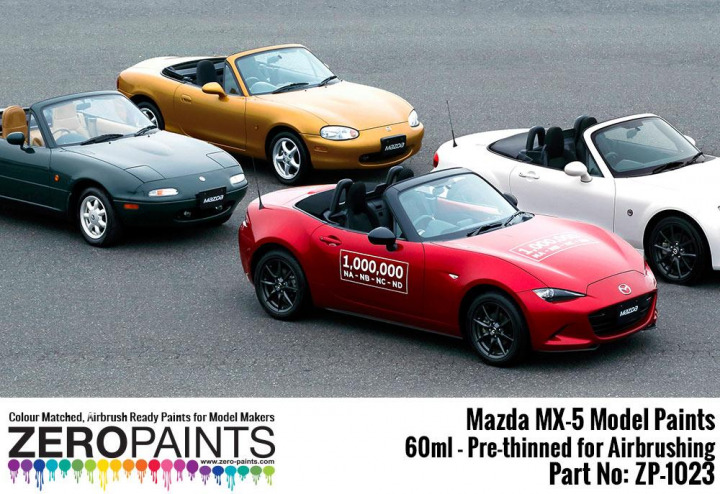 Boxart Mazda MX-5 (Eunos) Artic White (2015 model) (A4D)  Zero Paints