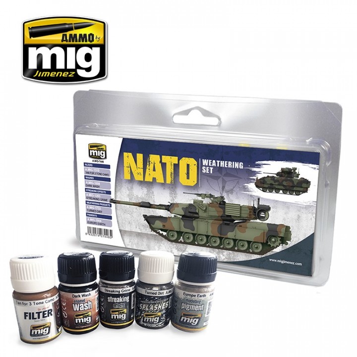 Boxart NATO Weathering Set  Ammo by Mig Jimenez
