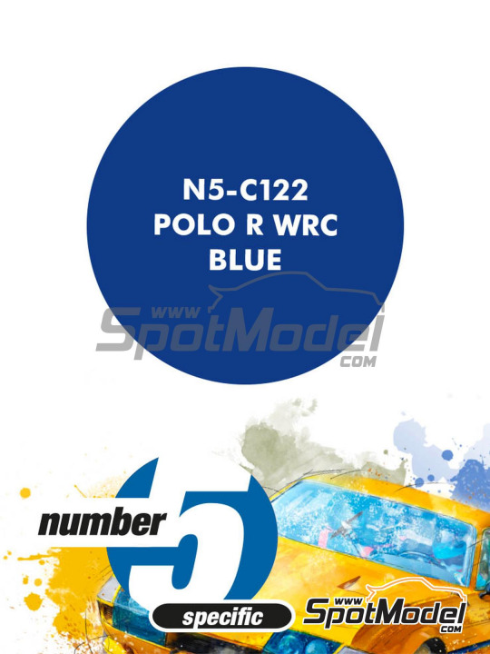 Boxart Polo R WRC Blue  Number Five