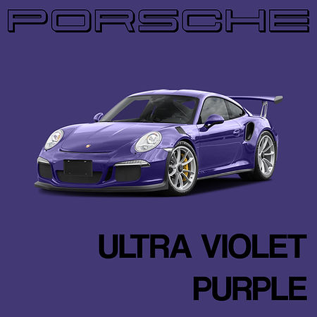 Boxart Porsche Ultra Violet Purple  Splash Paints