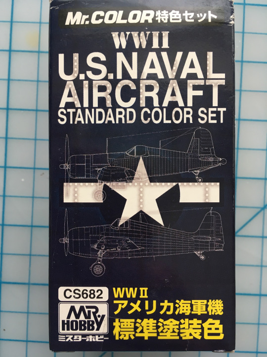 Boxart WWII U.S. Naval Aircraft (Standard Color Set)  Mr.COLOR