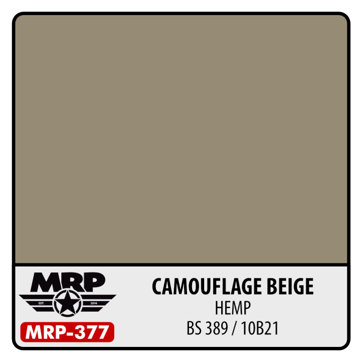 Boxart Camouflage Beige - Hemp (BS 389) MR.Paint Boxart Camouflage Beige - Hemp (BS 389) MR.Paint