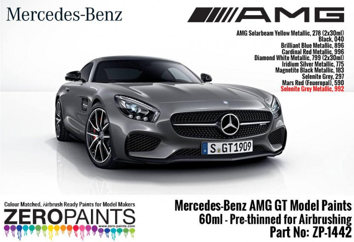Boxart Mercedes-AMG GT Selenite Grey Metallic (992)  Zero Paints
