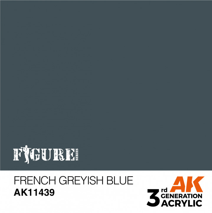 Boxart French Greyish Blue  AK 3rd Generation - Figure