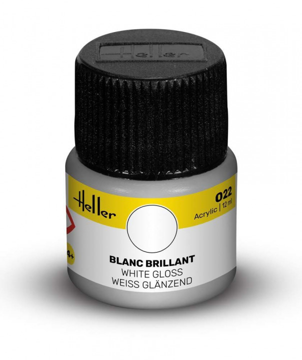 Boxart Blanc brilliant (Gloss White) 9022 Heller Acrylic