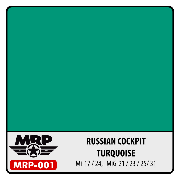 Boxart Russian Turquoise Cockpit  MR.Paint