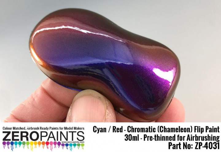 Boxart Cyan/Red - Chromatic (Chameleon) Flip  Zero Paints