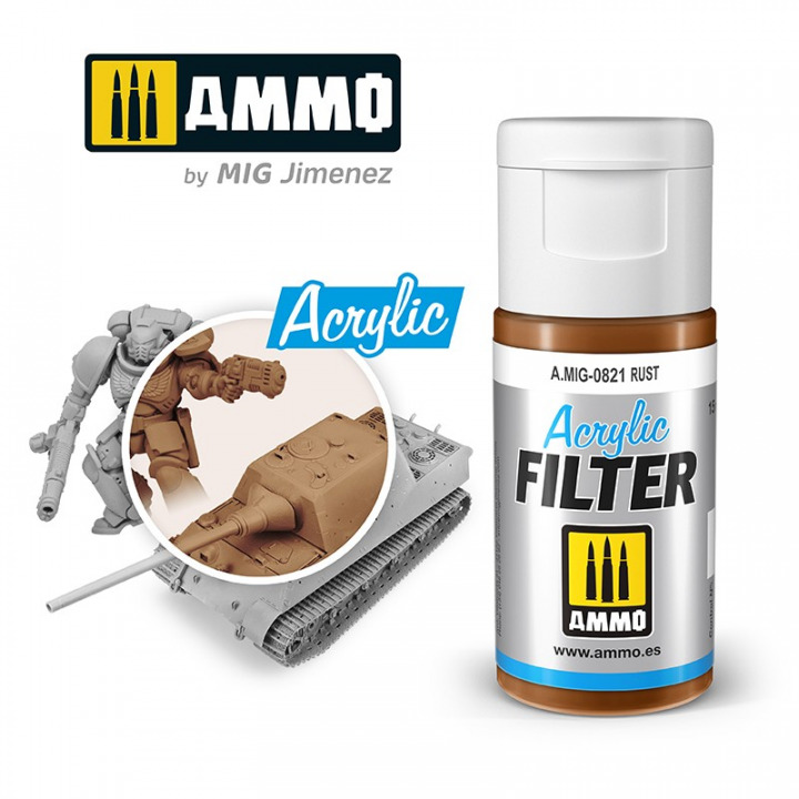 Boxart ACRYLIC FILTER Rust  Ammo by Mig Jimenez