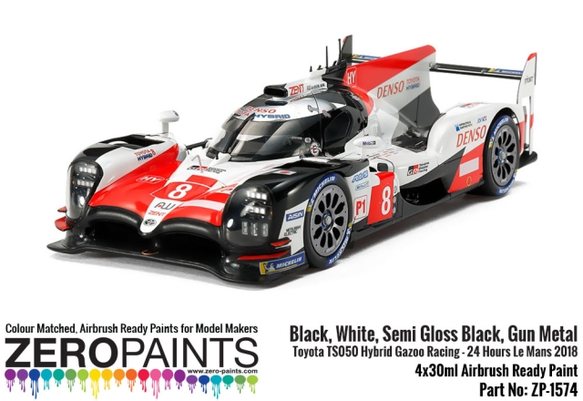 Boxart Toyota TS050 Hybrid Gazoo Racing Paint Set  Zero Paints