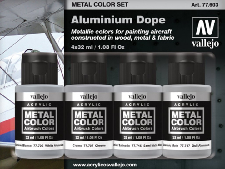 Boxart Aluminium Dope 77.603 Vallejo Metal Color