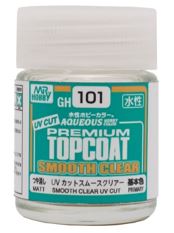 Boxart Premium Topcoat Smooth Clear UV Cut  Mr. Aqueous Hobby Color