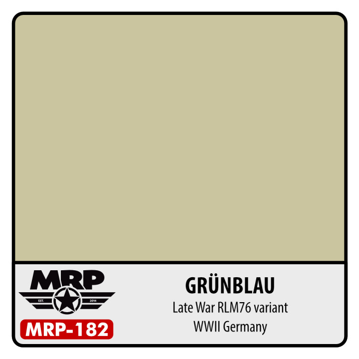 Boxart Grünblau (German Late war RLM76 variant)  MR.Paint