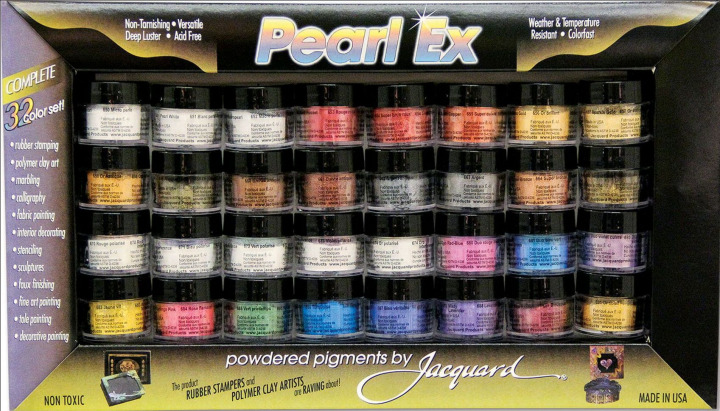 Boxart Pearl Ex 32-Color Set JAC0632 Pearl Ex Powdered Pigments