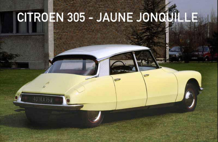 Boxart Citroën DS19 - Jaune Jonquille 305  Zero Paints