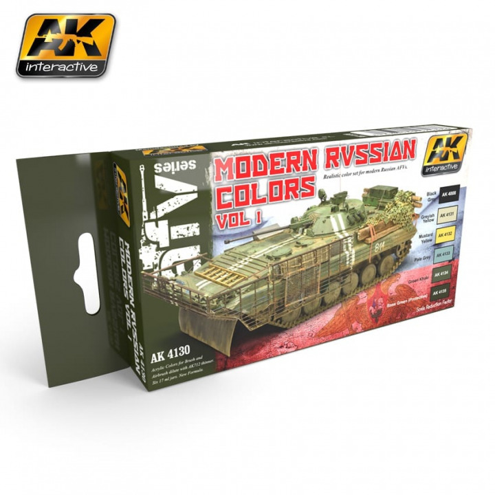 Boxart Modern Russian Colours Vol 1 AK 4130 AK Interactive