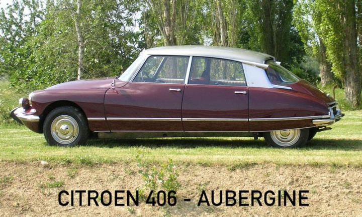 Boxart Citroën DS19 - Aubergine 406  Zero Paints