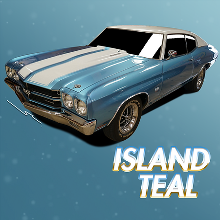 Boxart Chevrolet Island Teal  Splash Paints