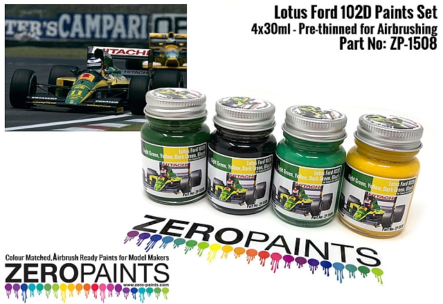 Boxart Lotus Ford 102D Paint Set  Zero Paints