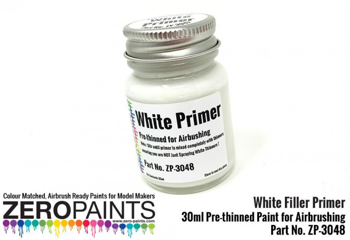 Boxart Airbrushing White Primer/Micro Filler  Zero Paints