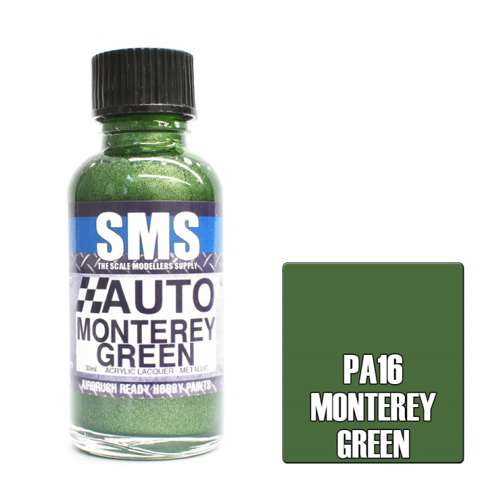 Boxart Auto Colour MONTEREY GREEN PA16 SMS