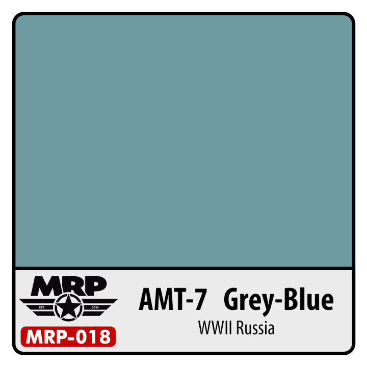 Boxart AMT-7 | Grey-Blue | WWII Russia  MR.Paint