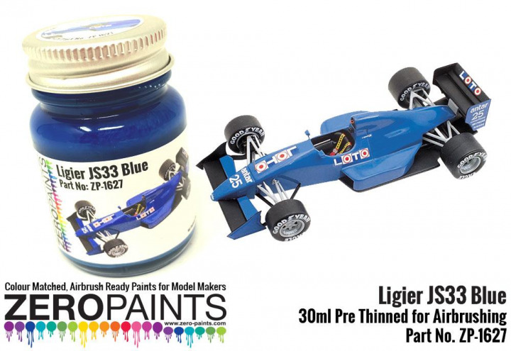 Boxart Ligier J33 Blue  Zero Paints