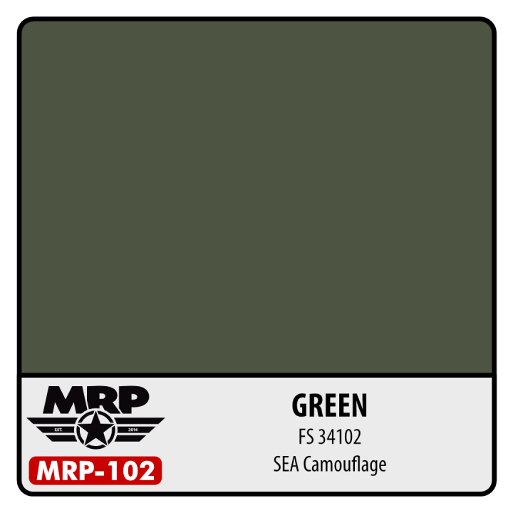 Boxart SEA Camouflage Green (FS34102)  MR.Paint