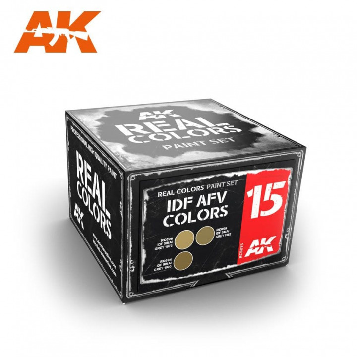 Boxart IDF AFV Colors RCS015 AK Real Colors