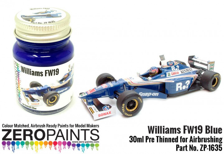 Boxart Williams FW19 Blue  Zero Paints