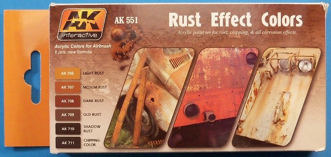 Boxart Rust Effect Colors AK 551 AK Interactive