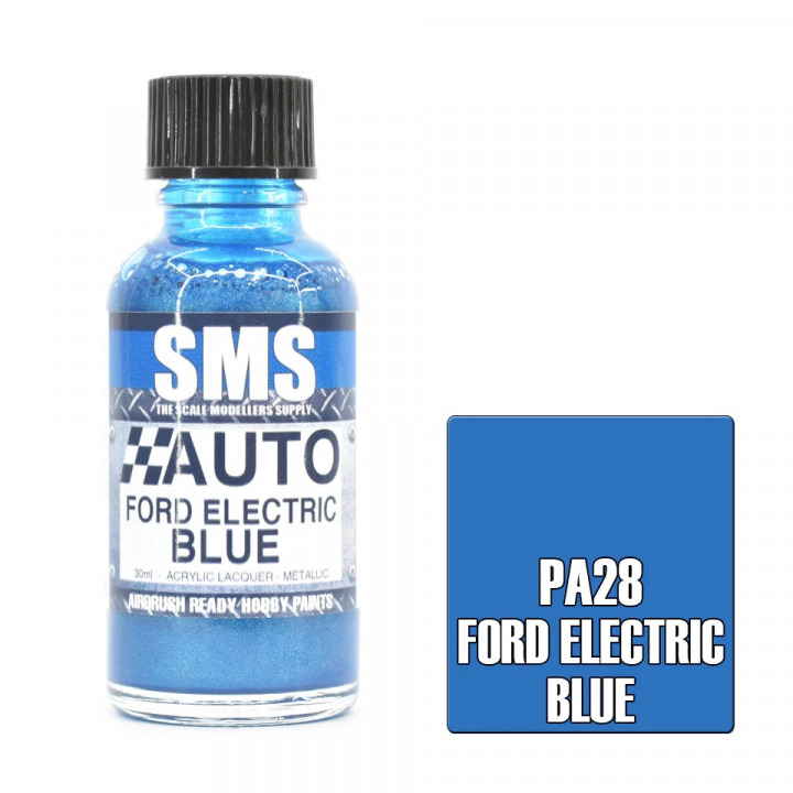 Boxart Auto Colour FORD ELECTRIC BLUE PA28 SMS