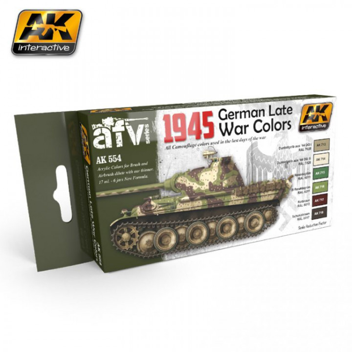 Boxart 1945 German Late War Colors AK 554 AK Interactive