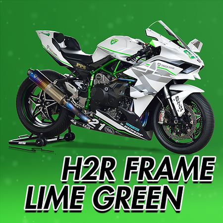 Boxart H2R Frame Lime Green  Splash Paints