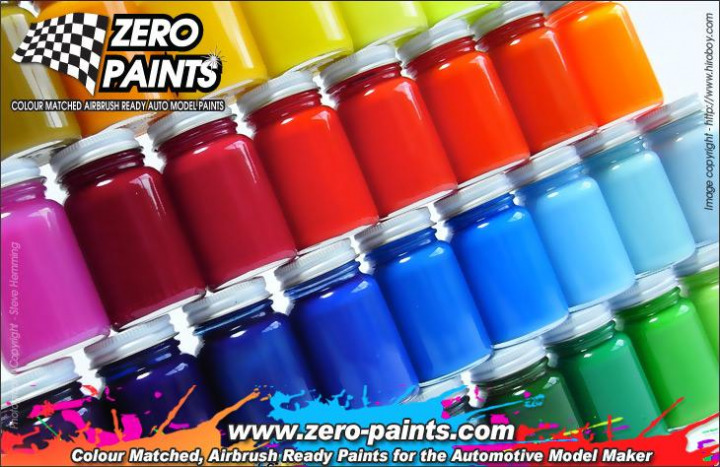 Boxart Custom Paint Mix Ford Monza blue  Zero Paints