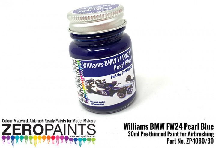 Boxart Williams F1 BMW FW24 Blue ZP-1060/30 Zero Paints