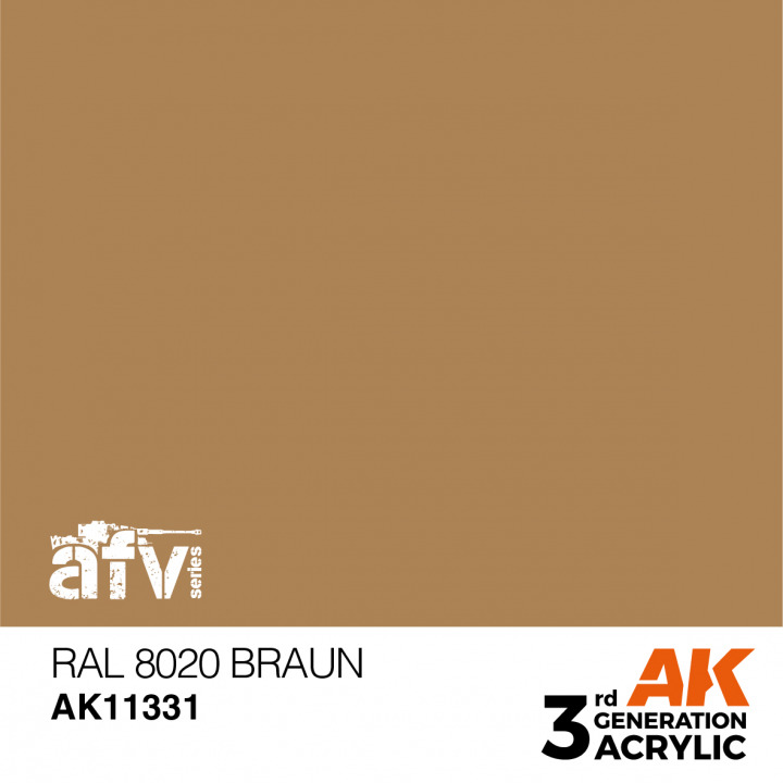 Boxart RAL 8020 Braun  AK 3rd Generation - AFV