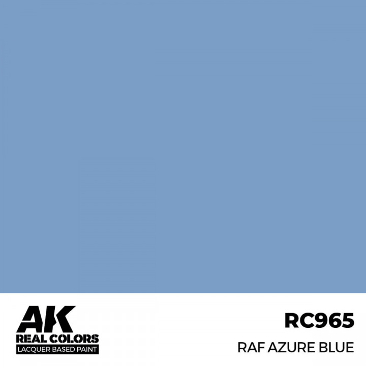 Boxart RAF Azure Blue AK Real Colors Boxart RAF Azure Blue AK Real Colors