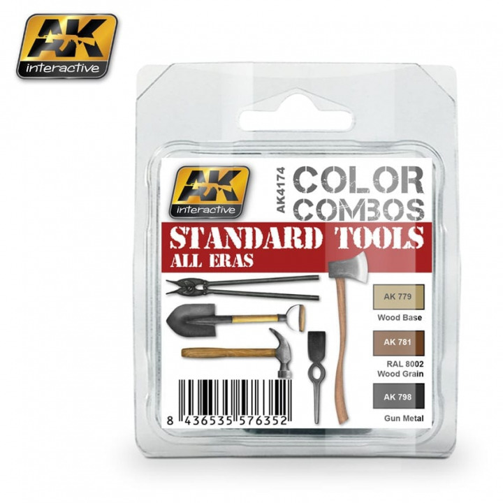 Boxart Standard Tools all Eras Color Combo AK 4174 AK Interactive