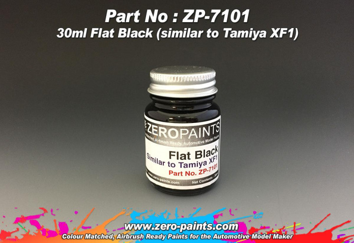 Boxart Flat Black - Similar to Tamiya XF1  Zero Paints