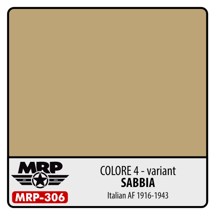 Boxart Colore 4 – variant Sabbia (Italian AF 1916-43)  MR.Paint