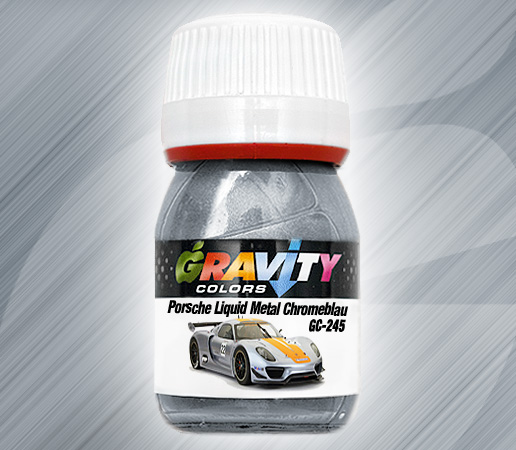 Boxart Porsche Liquid Metal Chromblau  Gravity Colors