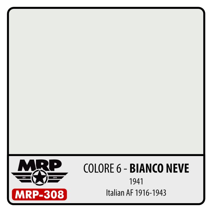 Boxart Colore 6 – Bianco Neve – 1941 (Italian AF 1916-43)  MR.Paint
