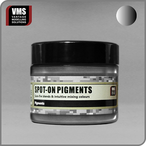 Boxart Black Steel Metallic 25 VMS Spot-on Pigments